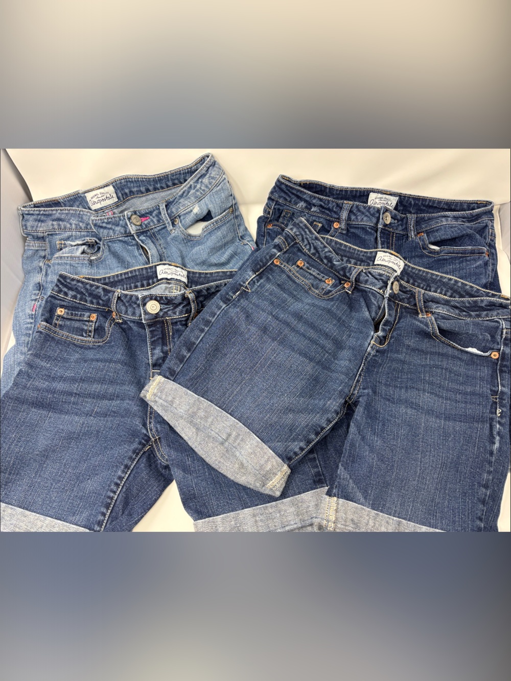 Aeropostale | 5/6 Classic Blue Jean shorts - Mid Wash Denim lot of 4